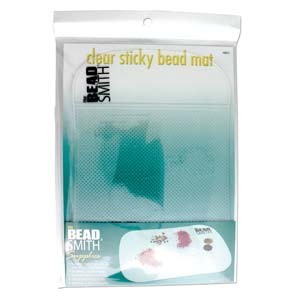 Clear sticky bead mat