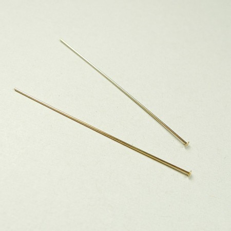 Headpins 5cm/0.6mm GF