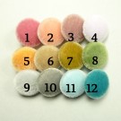Fløyelsknapper  pastell thumbnail
