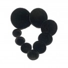 Sorte fløyelsknapper thumbnail