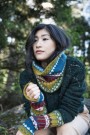 TULIP GARDEN COWL & WRISTWARMERS Dee Hardwicke thumbnail