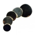 Metallknapper sølvmetall 5 thumbnail