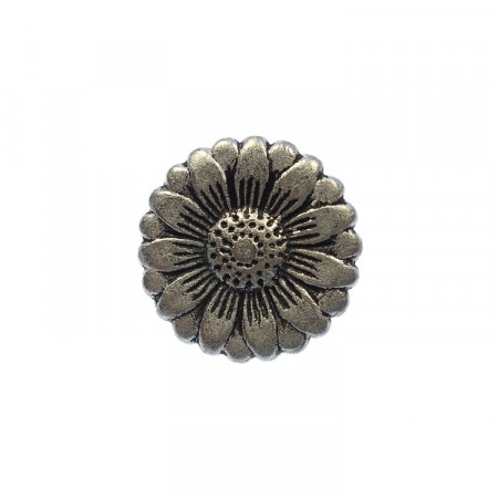 Barneknapper metall blomst