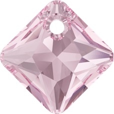 Swarovski Pendant 6431/9mm Light Rose
