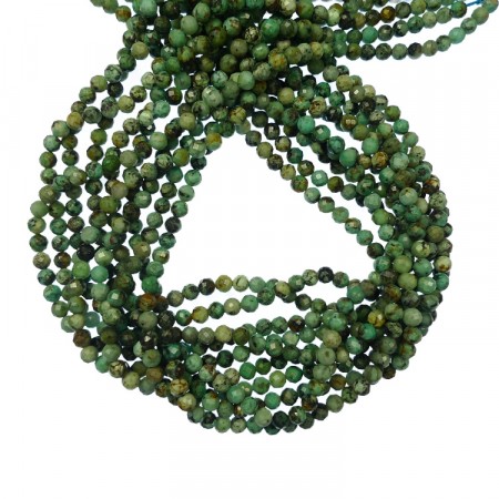 Steinperler Afrikansk turkis fasett