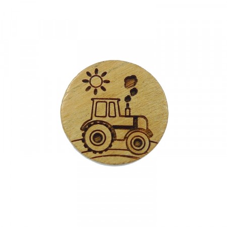 Barneknapper tre traktor