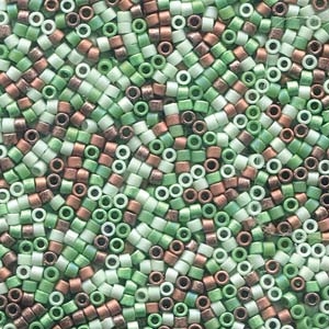 Delica 11/0 Mint Choc Chip