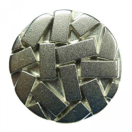 Metallknapper sølvmetall 33