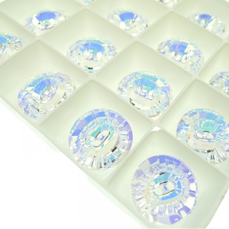 Krystallknapper rivoli Crystal AB 16mm