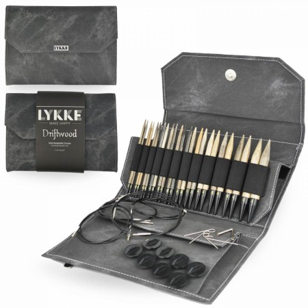 Lykke rundpinne sett lange DRIFTWOOD Grey