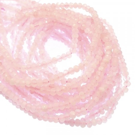 Perler Rosenkvarts rondeller