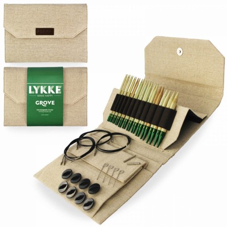 Lykke rundpinne sett lange GROVE Canvas