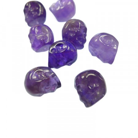 Perler Ametyst hodeskalle