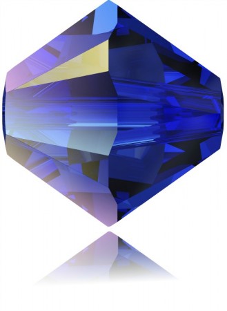 Swarovski Beads 5328/6 296 Majestic Blue AB