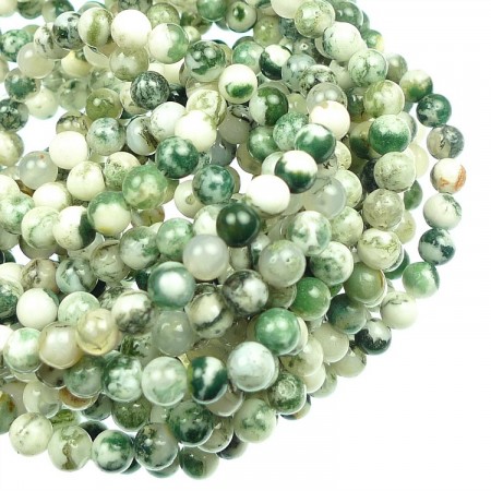 Perler Agat hvitt og grønn