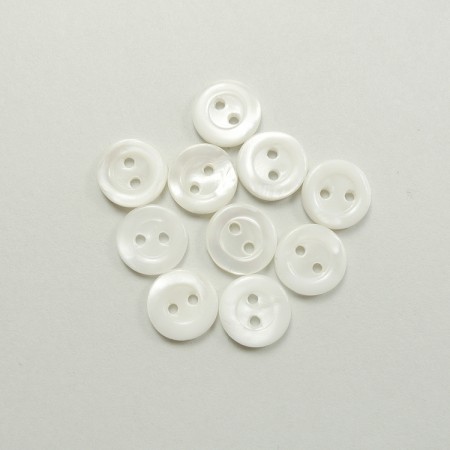 Barneknapper hvite skjell