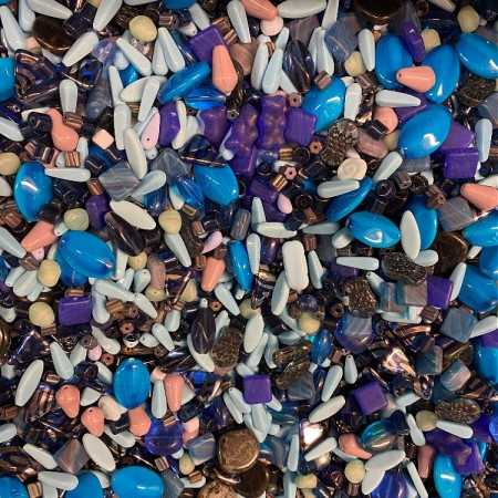 Glassperler miks 1 kilo