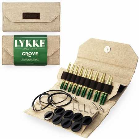 Lykke rundpinne sett korte GROVE Canvas
