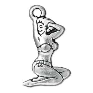 Charms Pin up dame