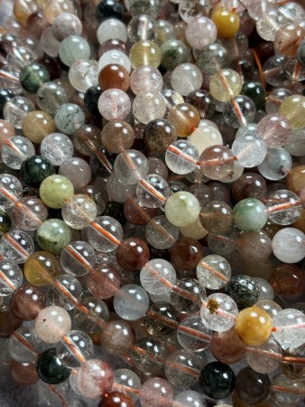 Perler Rutilert kvarts brun miks