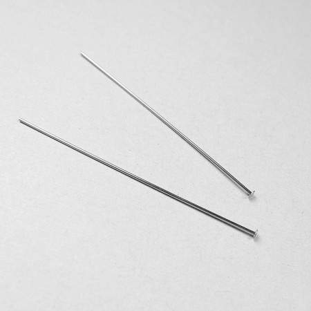 Headpins 5cm/0.6mm SS
