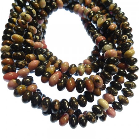 Steinperler Rhodokrositt rondeller