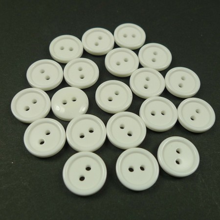 Knapper små off white 2 hulls