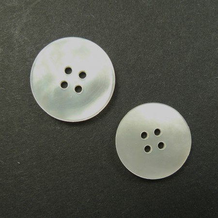Skjellknapper hvite