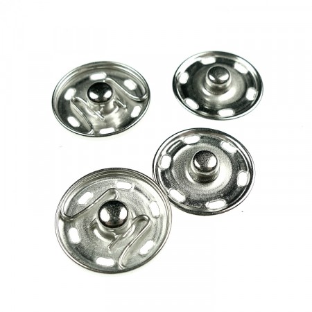 Trykknapper metall 21mm