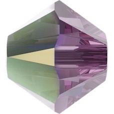 Swarovski Beads 5328/6 219 Iris AB