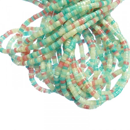 Perler flerfargede skjell rondeller