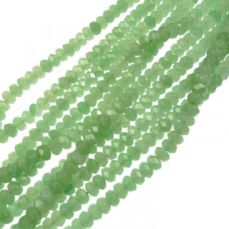 Perler grønn aventurin rondeller