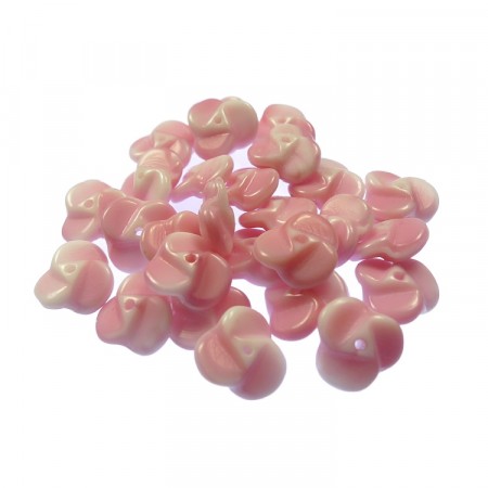 Glassperler rosa