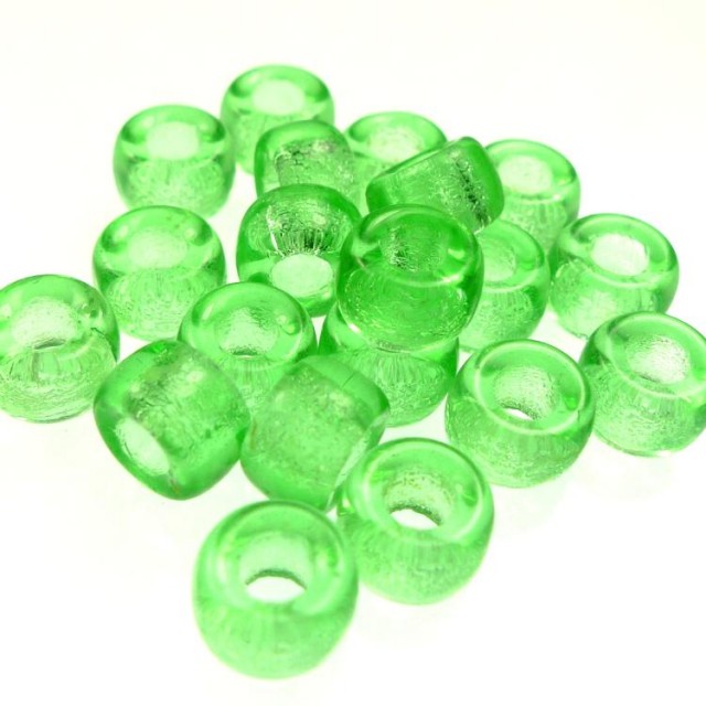15 lys grønn transparent