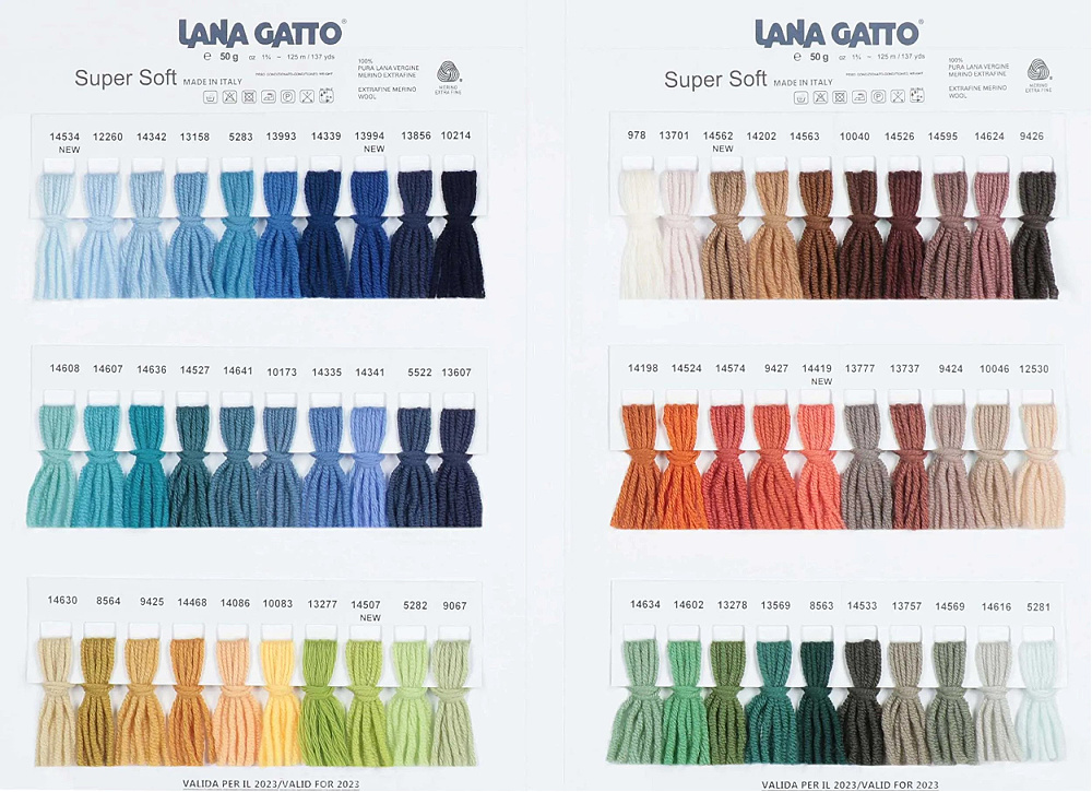 Fargekart Lana Gatto Super Soft 2023